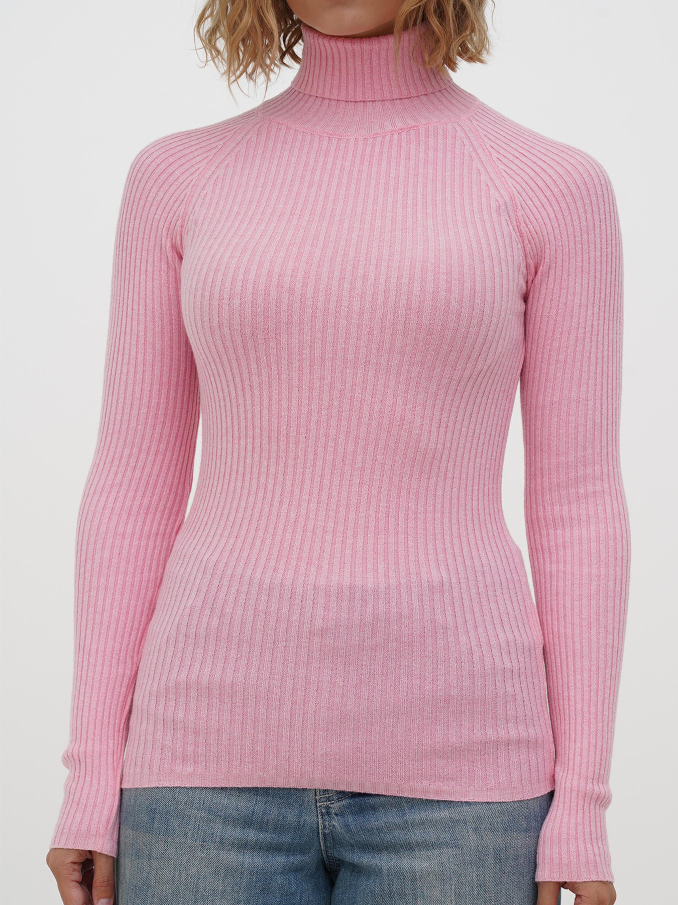 Водолазка Sassofono модель A271-SC-3602_розовый Фото