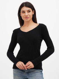 Лонгслив Sassofono модель A271-SC-3608_черный Фото