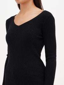 Лонгслив Sassofono модель A271-SC-3608_черный Фото