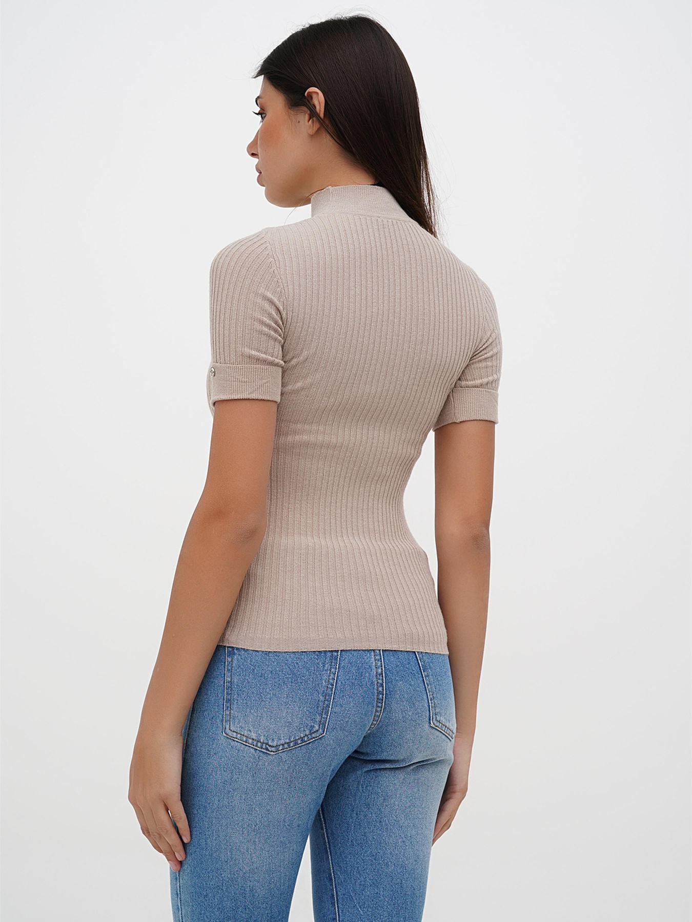 Водолазка Sassofono модель A271-SC-3606_бежевый Фото