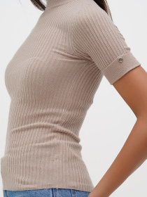 Водолазка Sassofono модель A271-SC-3606_бежевый Водолазка Sassofono модель A271-SC-3606_бежевый Фото