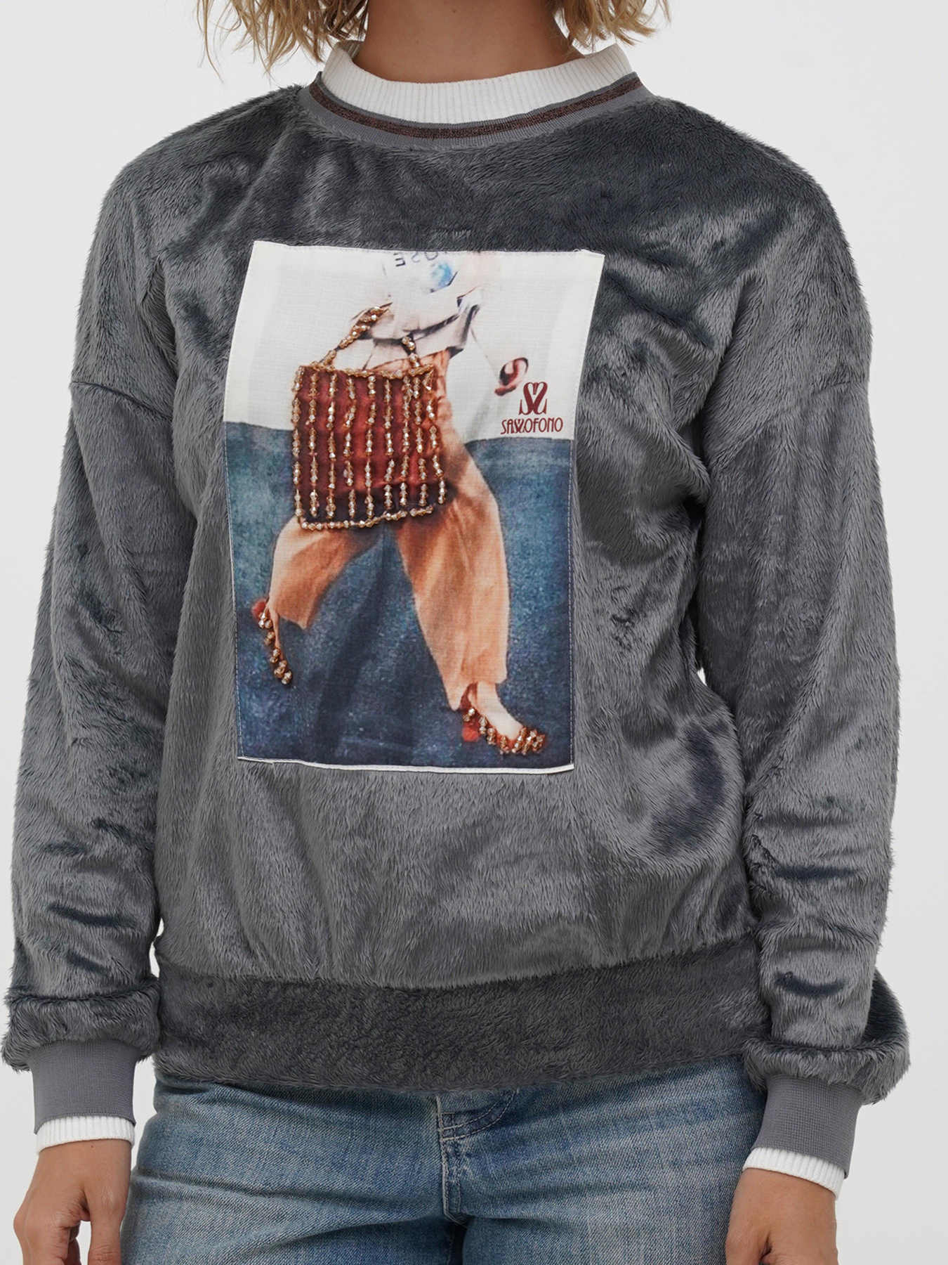 Свитшот Sassofono модель A271-SF-3773 Фото