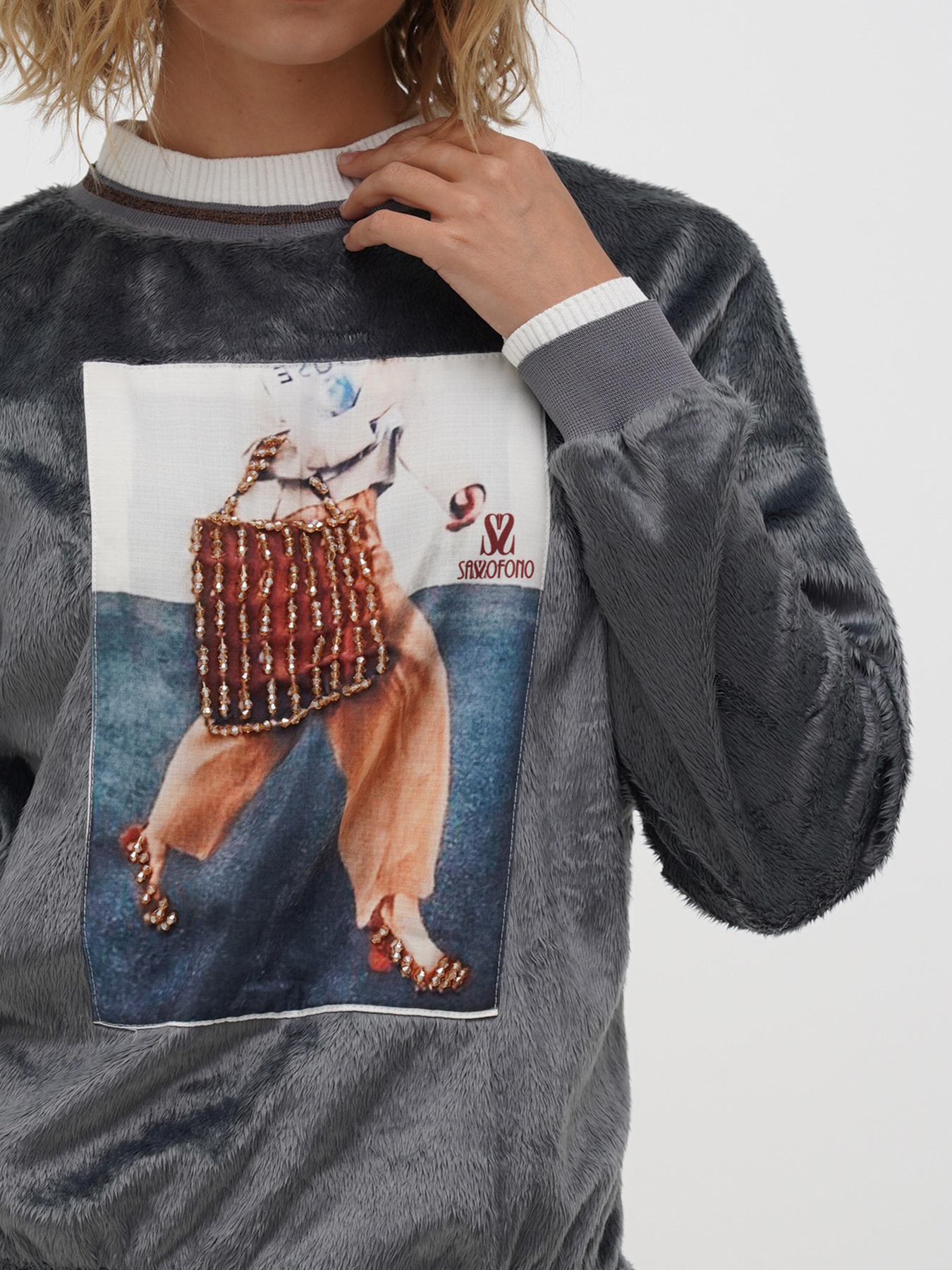 Свитшот Sassofono модель A271-SF-3773 Фото