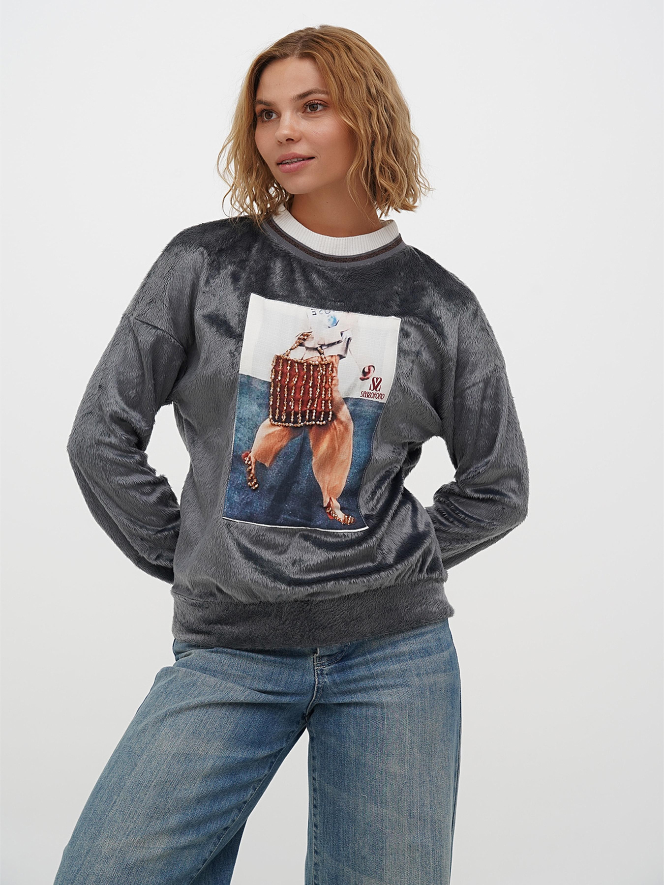 Свитшот Sassofono модель A271-SF-3773 Фото