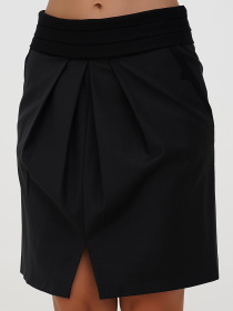 Юбка мини Sassofono модель A271-SC-1922_черный Фото