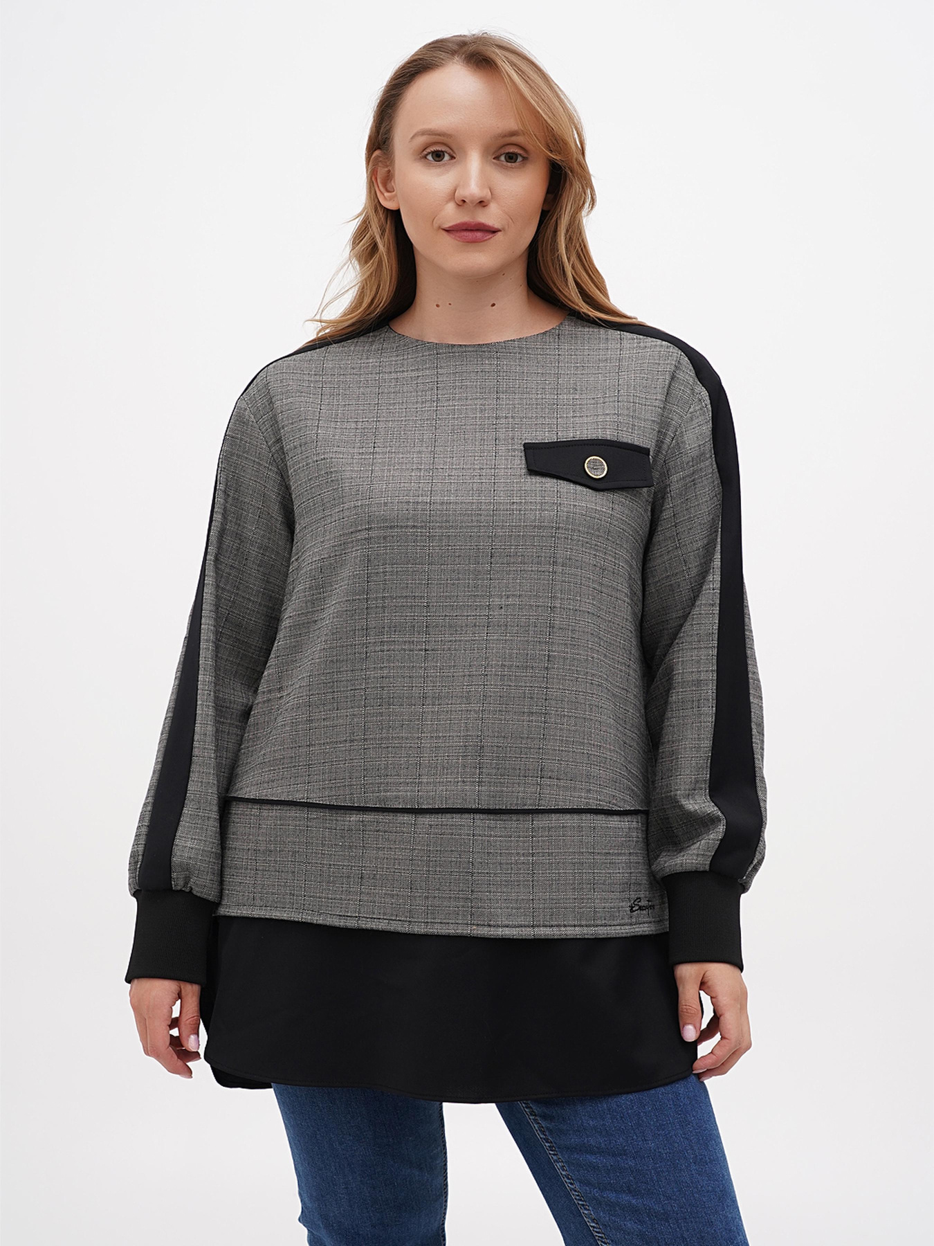 Блуза Sassofono модель A271-SF-3826 Блуза Sassofono модель A271-SF-3826 Фото