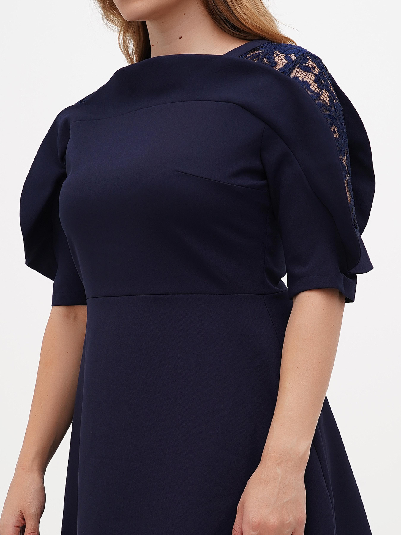 Платье мини Sassofono модель A271-SC-3474_темно_синий Фото