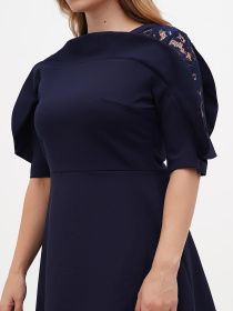 Платье мини Sassofono модель A271-SC-3474_темно_синий Фото