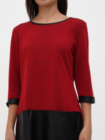 Сукня міні Sassofono модель A271-SC-3485_красный Фото