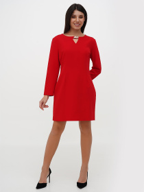 Платье мини Sassofono модель A271-SC-1914_красный Фото