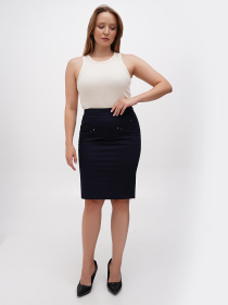 Спідниця міні Sassofono модель A271-SC-3504_черный Фото