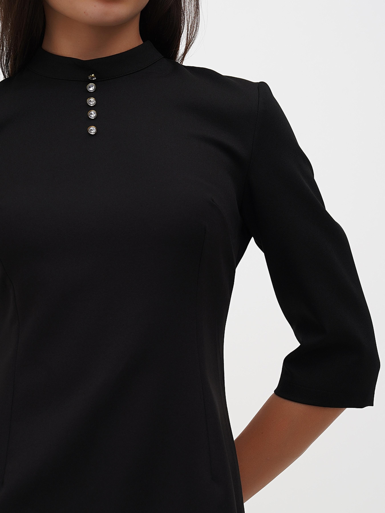 Платье мини Sassofono модель A271-SC-3499_черный Фото