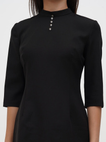 Платье мини Sassofono модель A271-SC-3499_черный Фото