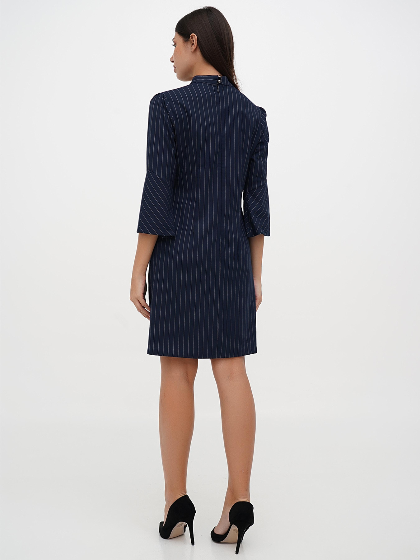 Платье мини Sassofono модель A271-SC-1932_темно_синий Фото