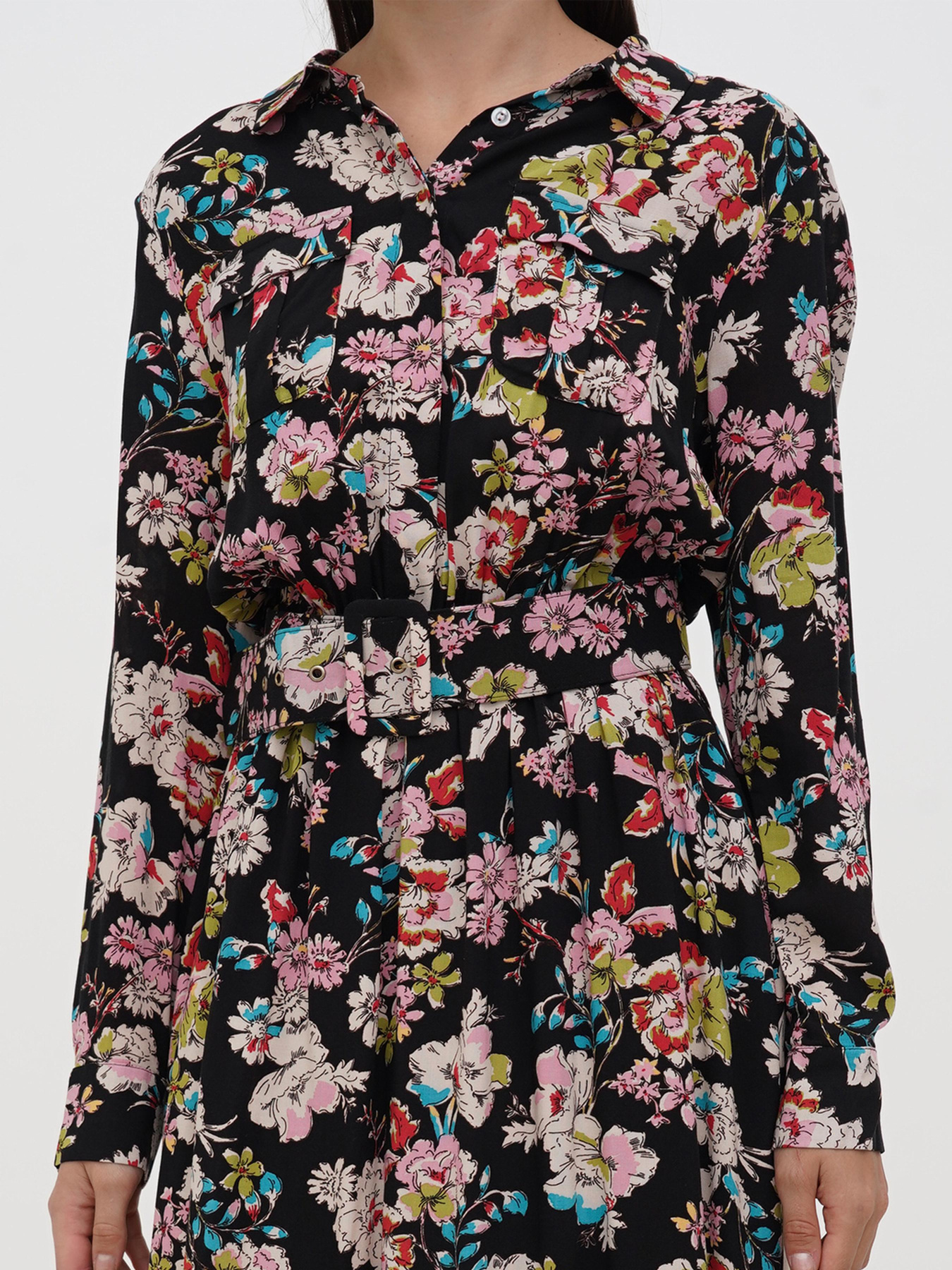 Платье макси Sassofono модель A271-SF-3770 Фото