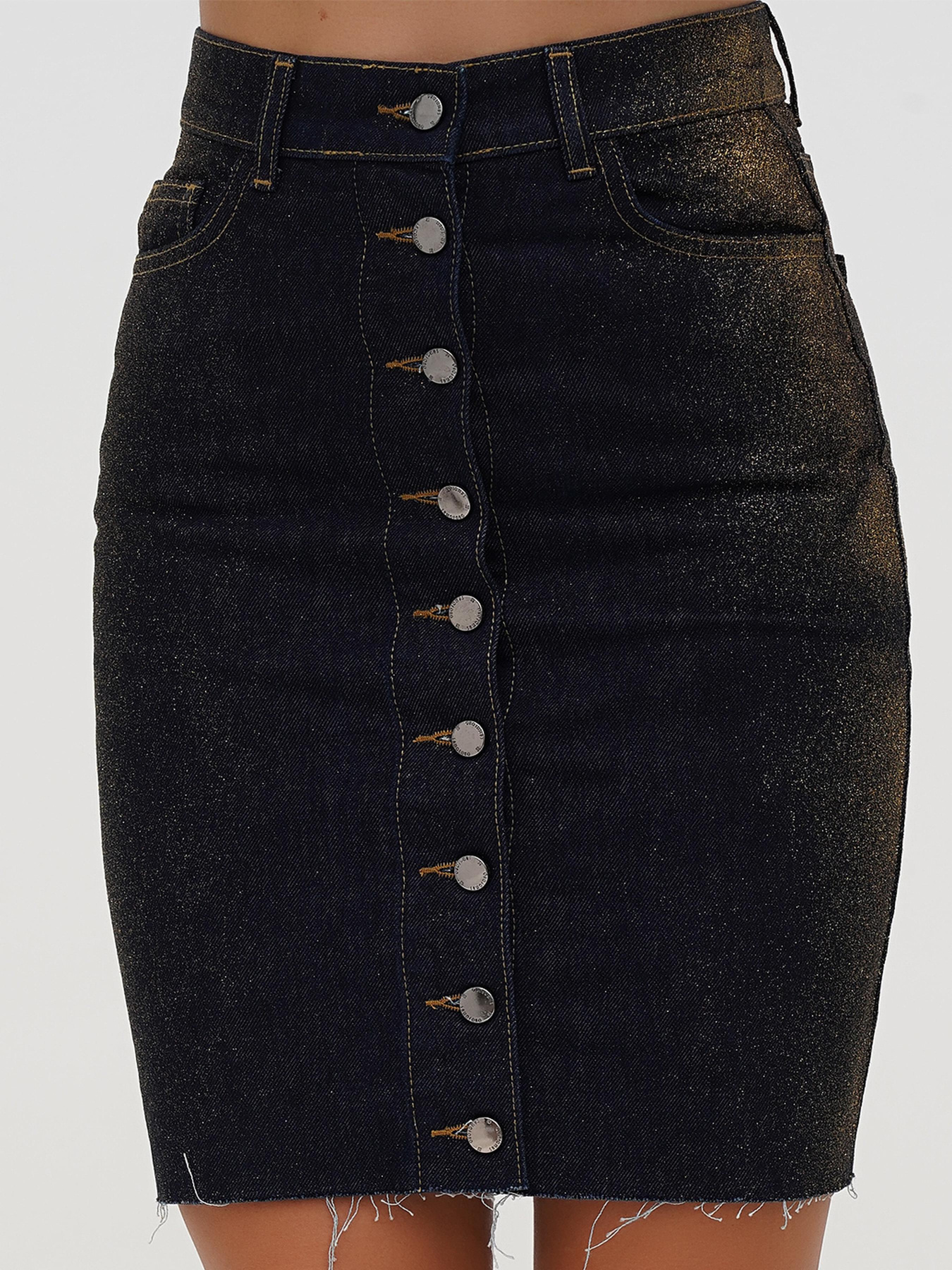 Джинсова спідниця Sassofono модель A271-SF-3567 Фото