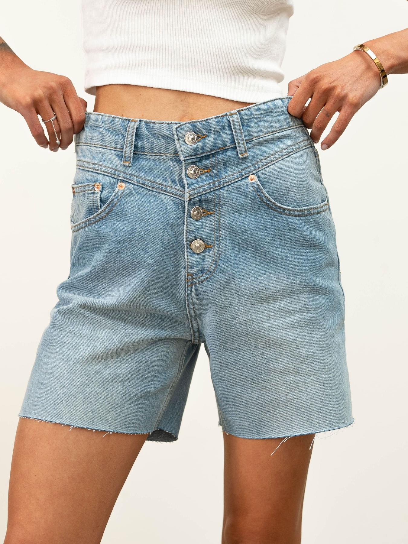 Шорты джинсовые Twice модель 053965105 Фото