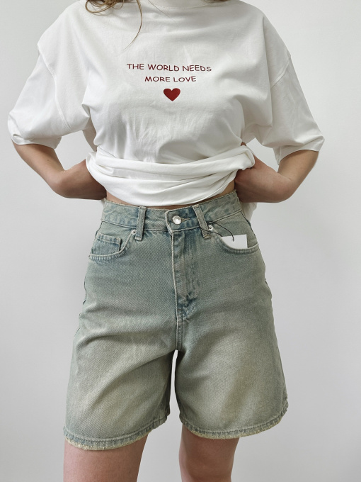 Джинсовые шорты Twice модель 2400728 Фото