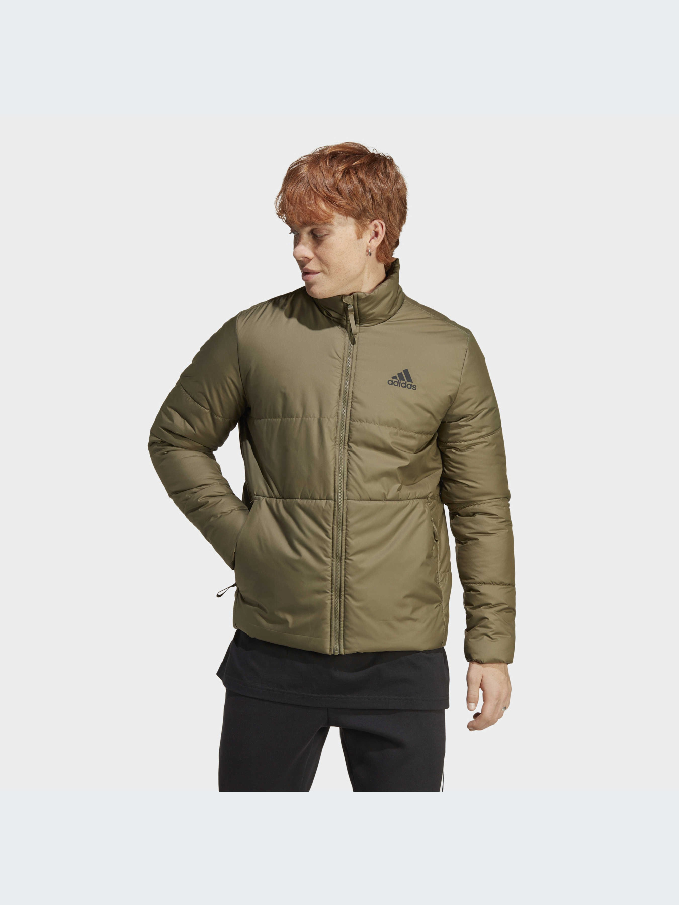 Демисезонная куртка Adidas 3 Stripes модель HT8710 Фото