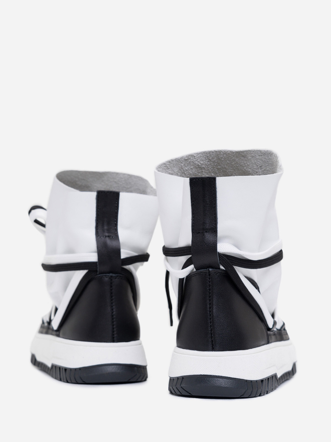 Черевики ISSA Plus модель OB2-391_белый/черный Фото