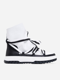 Черевики ISSA Plus модель OB2-391_белый/черный Фото