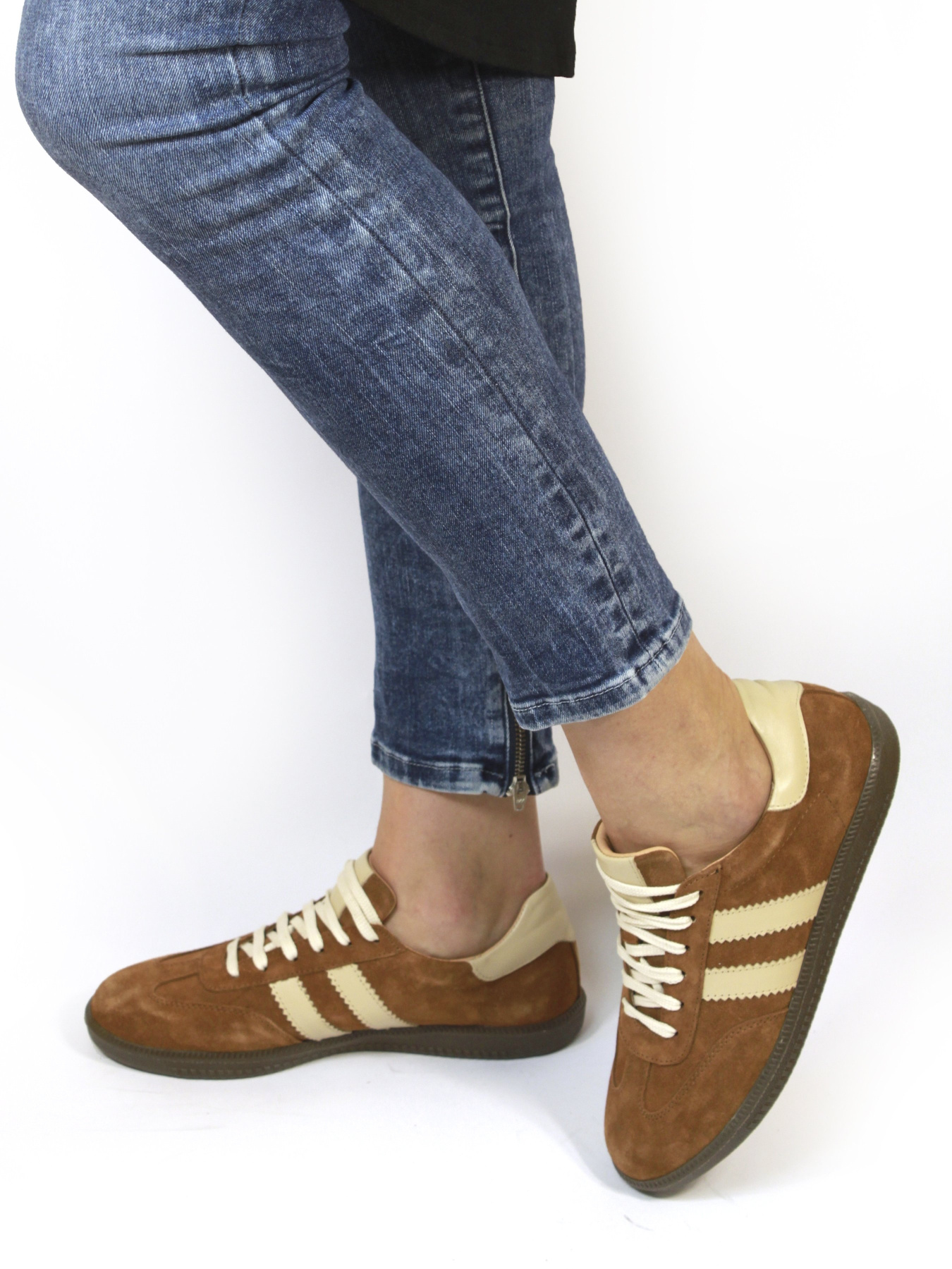 Кеды низкие It-girl модель 71279-G2353-25185-brown Фото