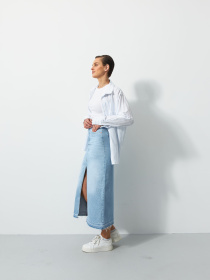 Джинсовая юбка Twice модель 24013248536 Фото