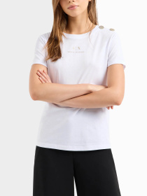 Футболкалар мен поло жейделер Armani Exchange үлгі 6DYT46-YJ3RZ-1000 Фото