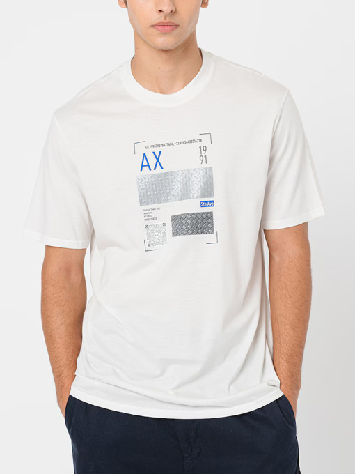 Футболкалар мен поло жейделер Armani Exchange үлгі 6DZTJS-ZJA5Z-1116 Фото
