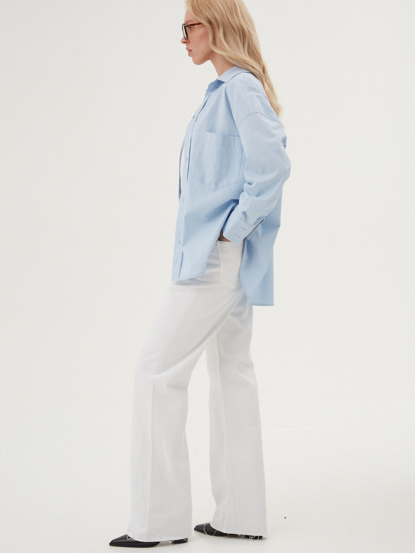 Широкі джинси Twice модель 2450805 Фото