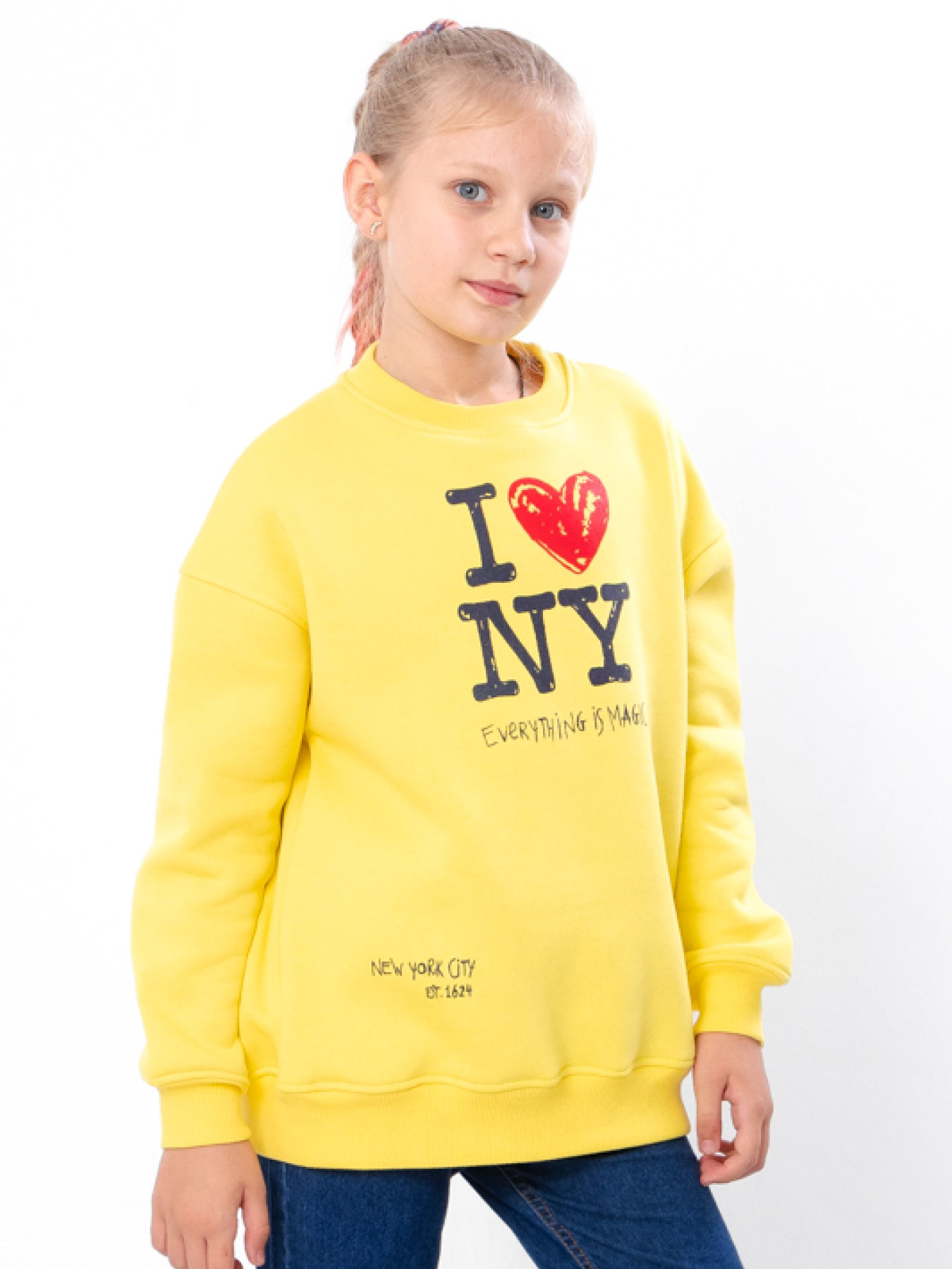 Світшот Носи своє модель 6416-025-33-limon Світшот Носи своє модель 6416-025-33-limon Фото