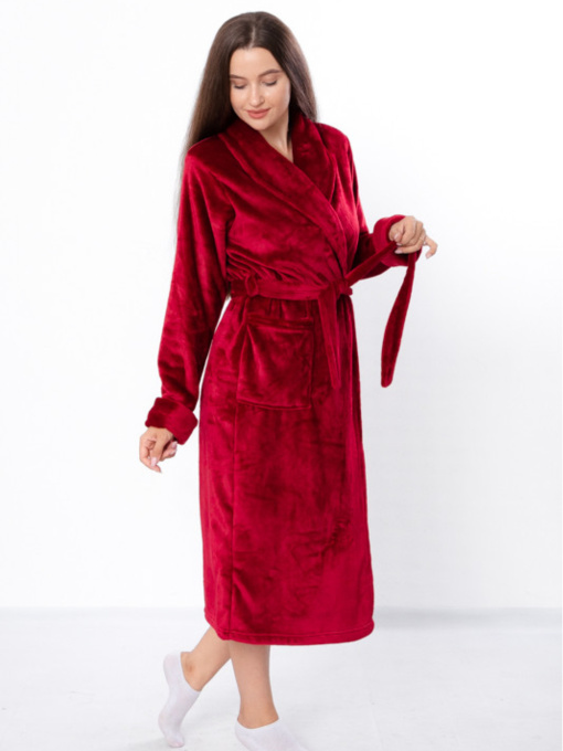 Халат Носи своє модель 8577-034-chervone-vino Фото