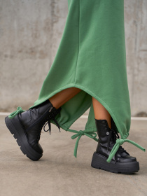 Платье макси ISSA Plus модель 14853_оливковый Платье макси ISSA Plus модель 14853_оливковый Фото