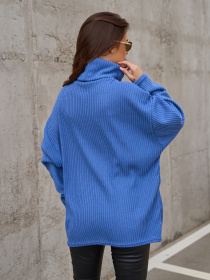 Свитер ISSA Plus модель 13763_голубой Фото