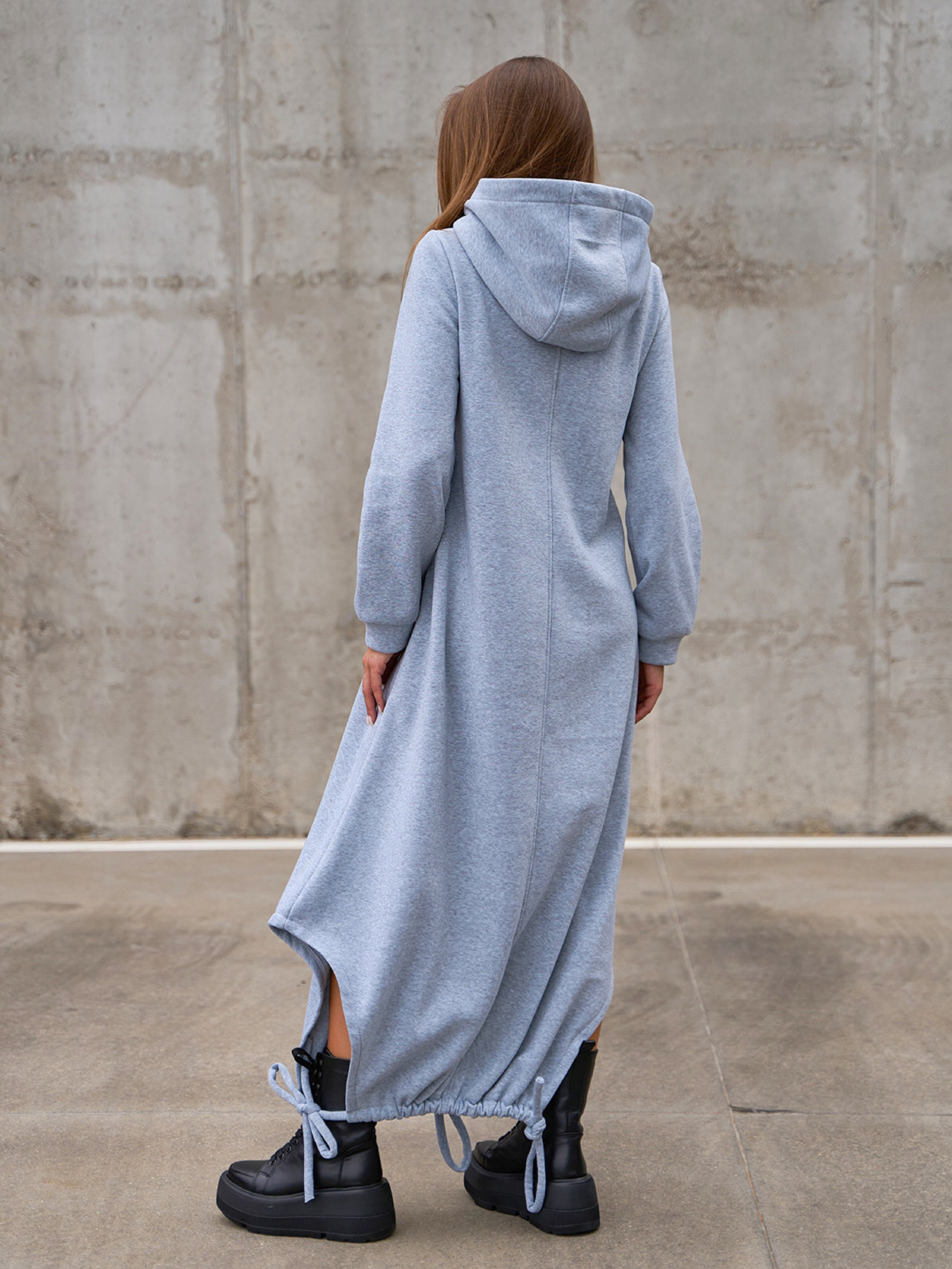 Платье макси ISSA Plus модель 14853_светло_серый Фото