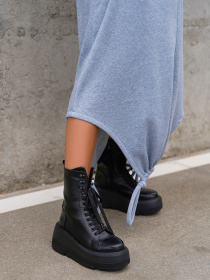 Платье макси ISSA Plus модель 14853_светло_серый Фото