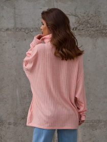 Свитер ISSA Plus модель 14860_персиковый Фото