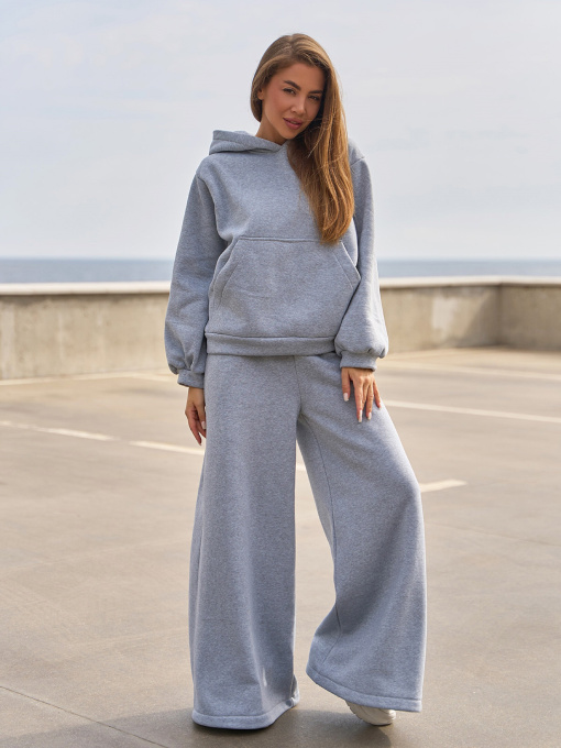 Костюм ISSA Plus модель 14855_светло_серый Фото