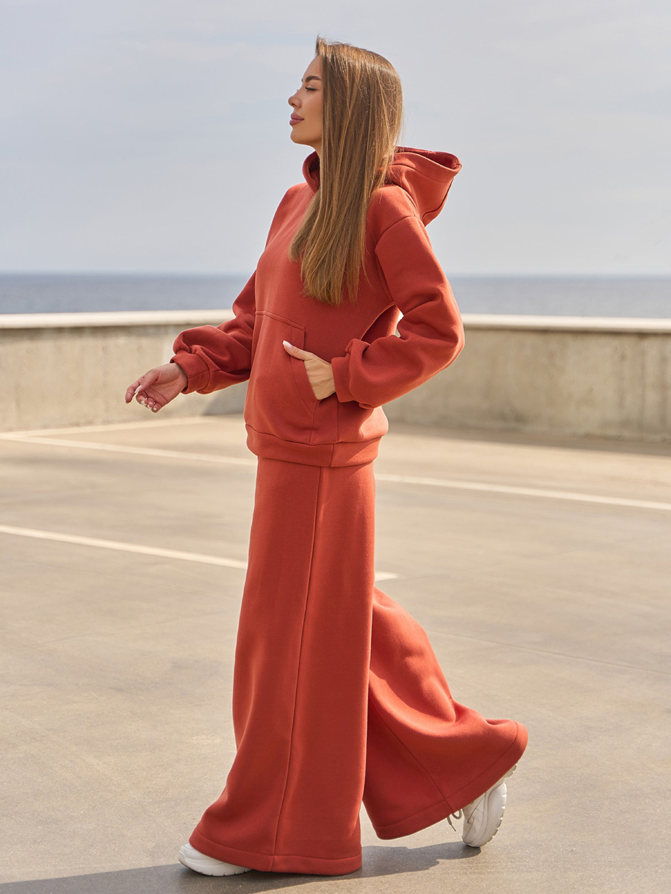 Костюм ISSA Plus модель 14855_терракотовый Фото