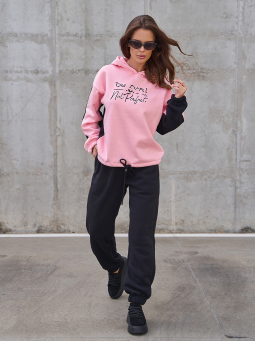 Повседневный костюм ISSA Plus модель 14858_черный Фото