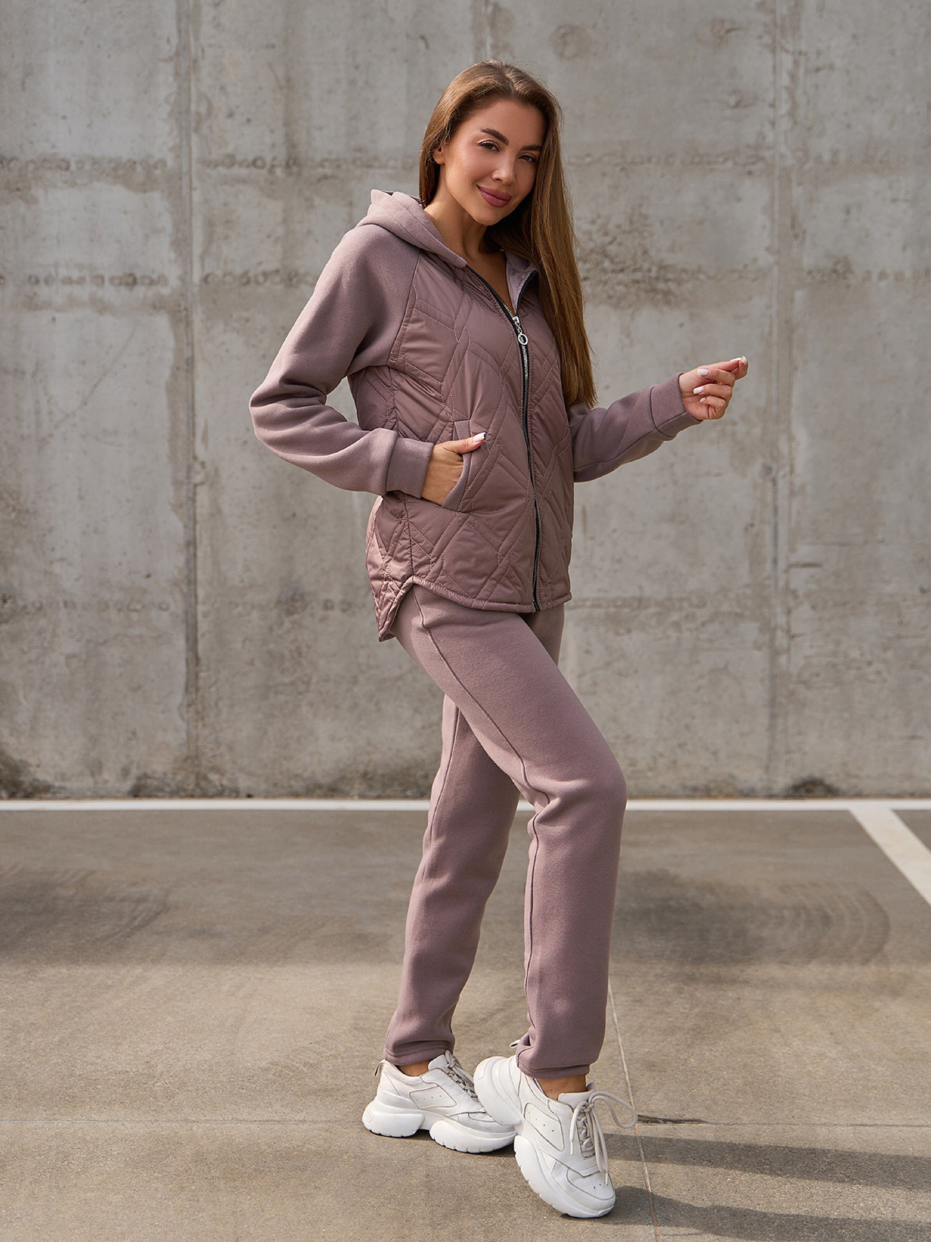 Костюм ISSA Plus модель SA-565_коричневый Фото