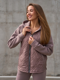 Костюм ISSA Plus модель SA-565_коричневый Фото