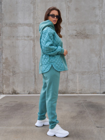 Костюм ISSA Plus модель SA-567_оливковый Фото