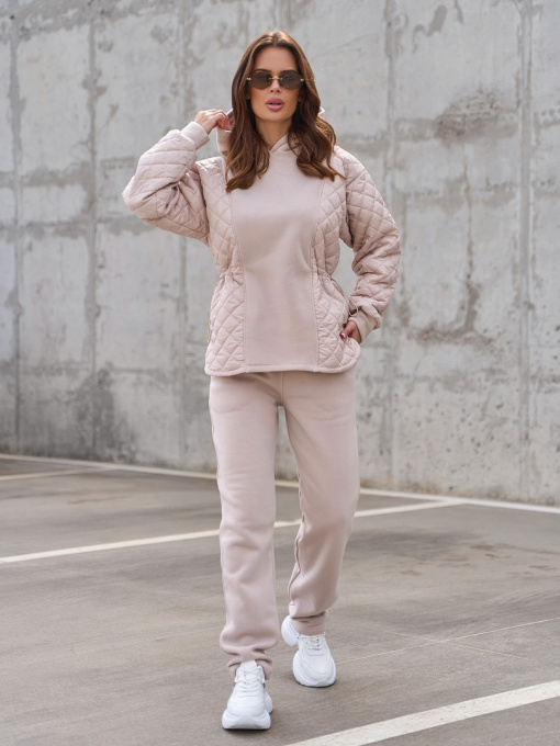 Костюм ISSA Plus модель SA-567_бежевый Фото