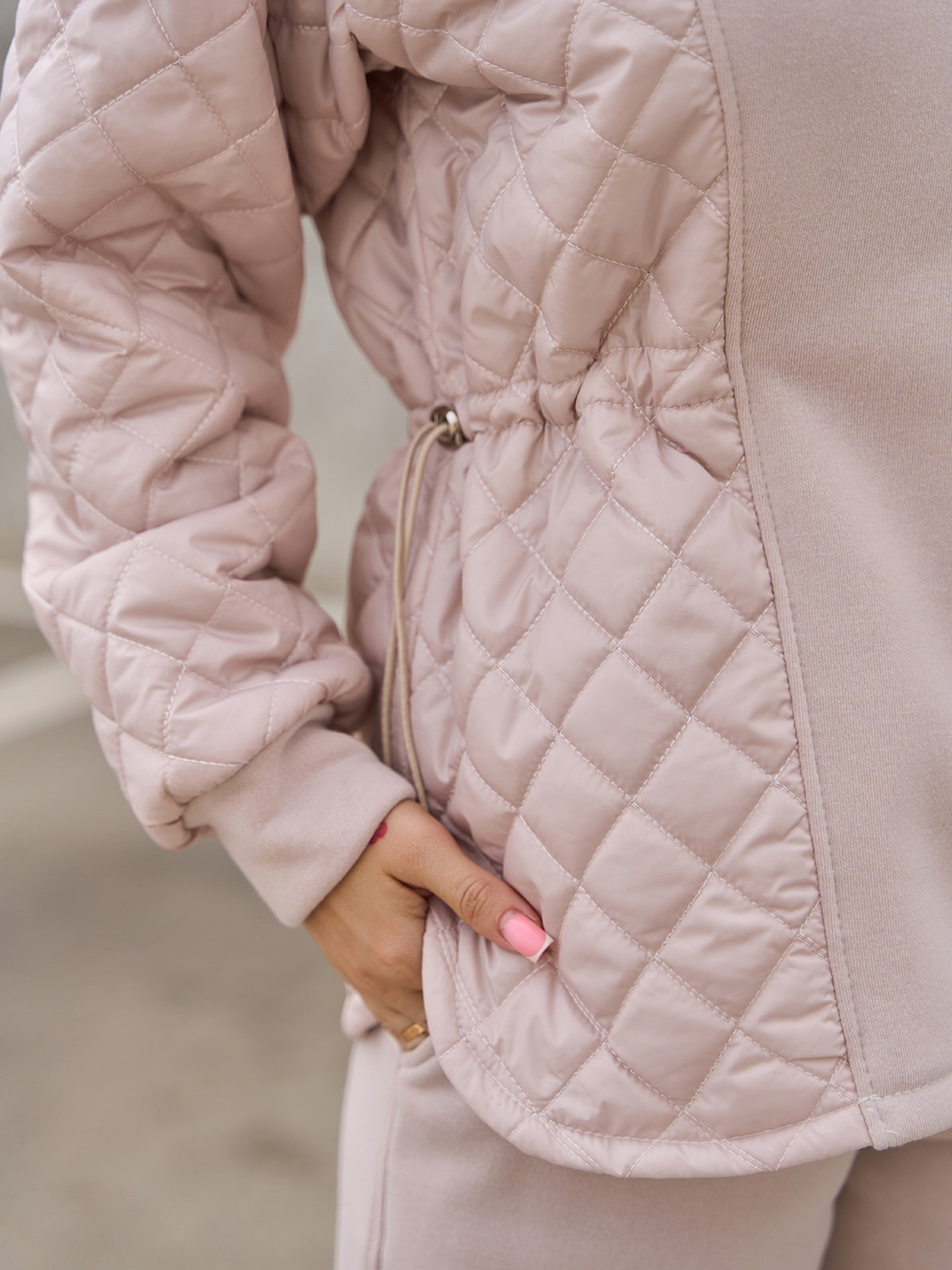 Повседневный костюм ISSA Plus модель SA-567_бежевый Фото