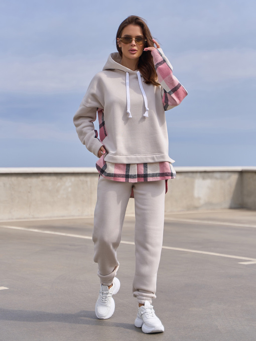 Костюм ISSA Plus модель SA-571_светло_бежевый Фото