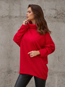 Свитер ISSA Plus модель 13763_красный Фото