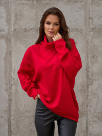 Свитер ISSA Plus модель 13763_красный Фото