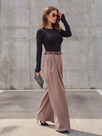 Палаццо ISSA Plus модель 14442_коричневый Фото