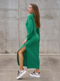 Платье макси ISSA Plus модель 14814_зеленый Фото